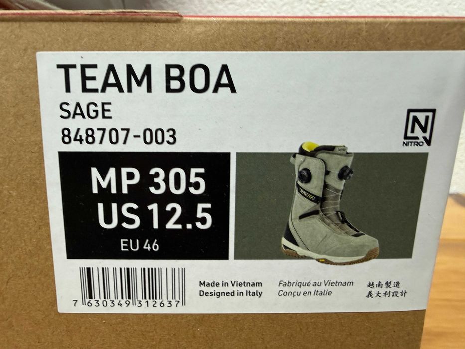 boots noi nitro team boa mondo 30,5 si 29 europa 46 si 44