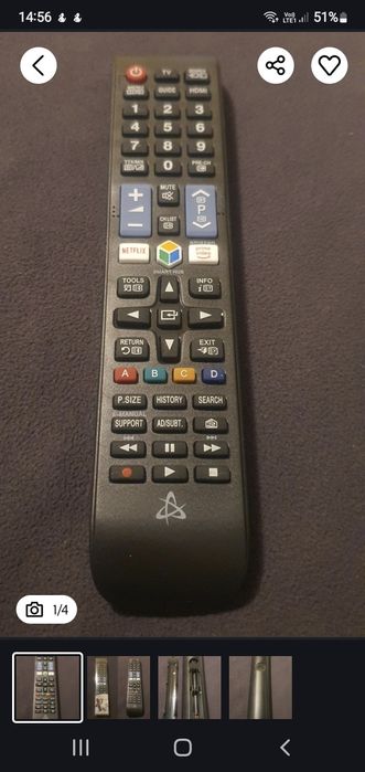 Telecomanda Samsung smart tv lcd