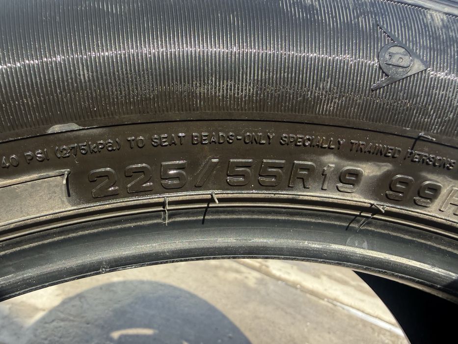 Шины DUNLOP 225/55/R19
