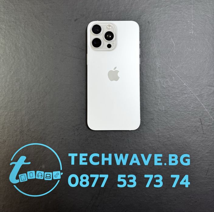 iPhone 15 Pro Max White Titanium 256GB 88%