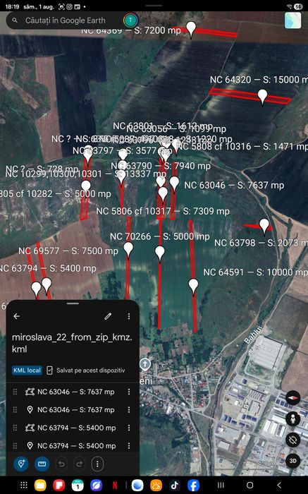 Oportunitate de investiție – 12,24 hectare teren extravilan Miroslava, Iași
