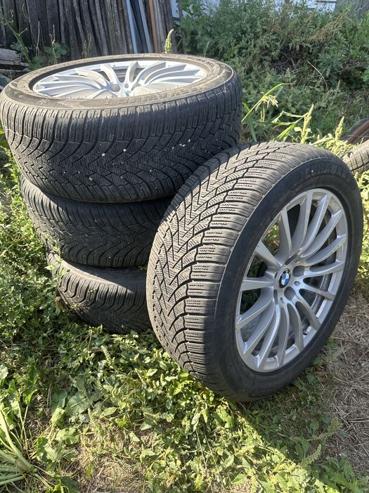 Jante BMW Seria 7 G11 2015-2019 cu cauciucuri de iarna 245/50 R18