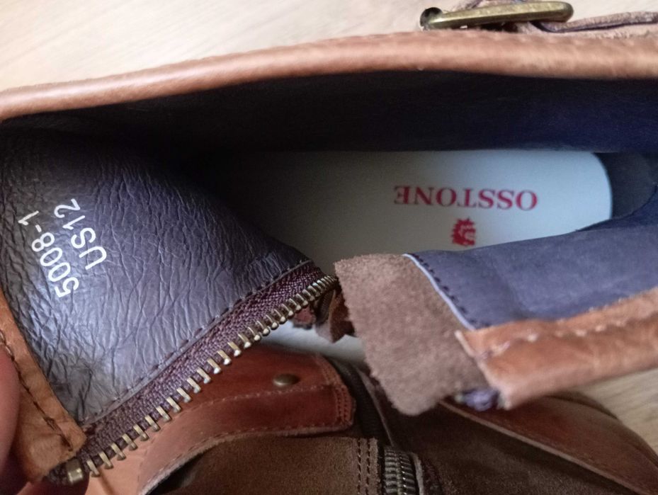 Боти от естествена кожа за моторджии, рокери ...