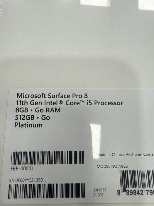 Новый Microsoft Surface pro 8
