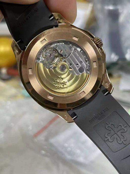 patek philippe aquanaut златисто/кафяво