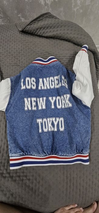 Детская джинсовка утепленная