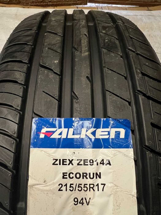 4 Нови летни гуми 215/55R17 Falken ZIEX ZE914A EcoRun 94V с борд