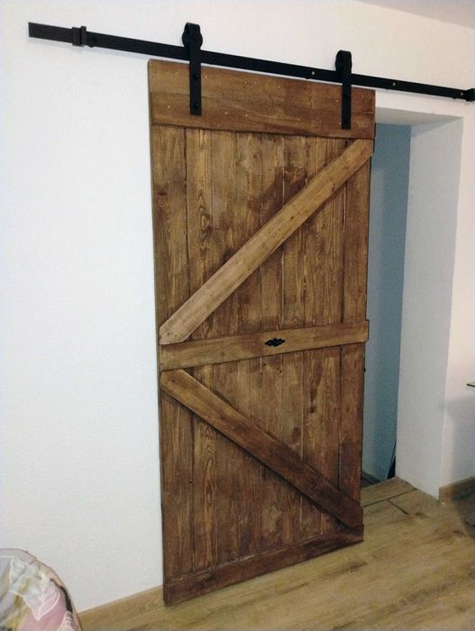 Плъзгаща врата комплект с релса