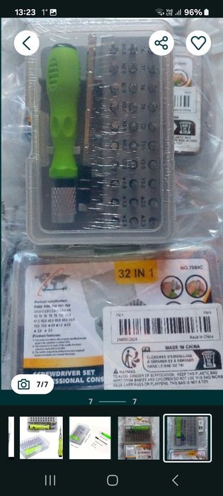 Set șurubelnițe 32in 1 pentru lucrări  fine