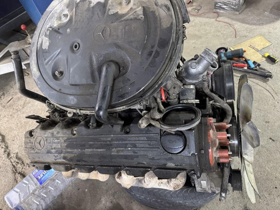 Двигатель мерс 124 стук в сборе M103