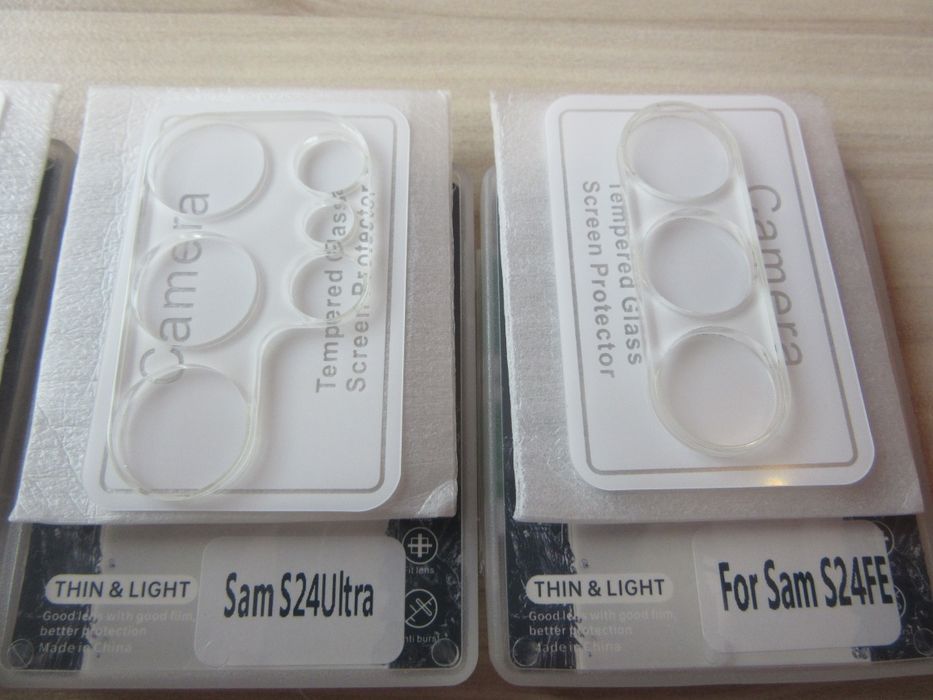 Samsung Galaxy S25 S24 / Ultra / Plus / 3D Стъклен протектор за камера