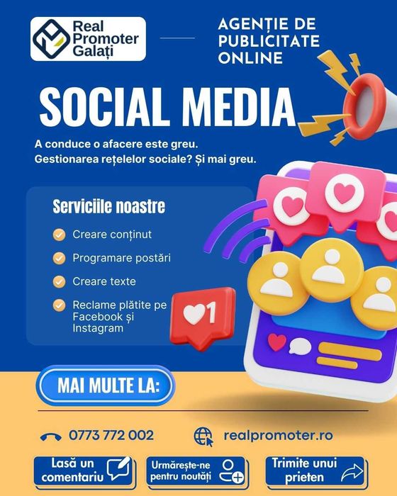 Creare Website și Reclame Google/Facebook - Firmă locală din Galați