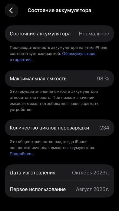 Айфон 15 про 256 98%