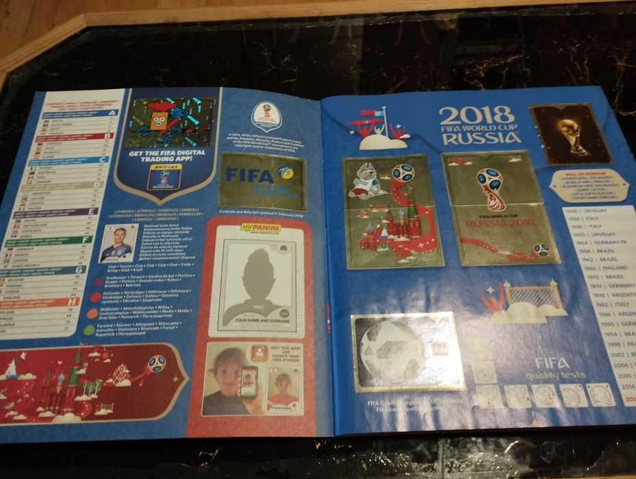 Албум PANINI 2018 FIFA World Cup Russia