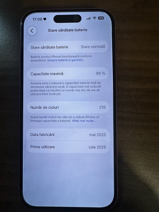 Vand iphone 16 roz 128 GB