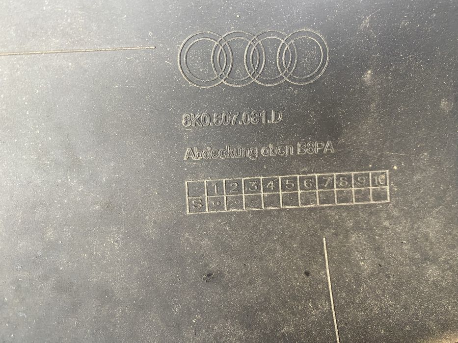 Deflector aer capac trager bara audi a4 b8 a5 a6 c7