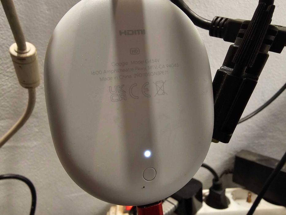 Google Chromecast TV, 4K, HDMI, Bluetooth, Wi-Fi, Alb