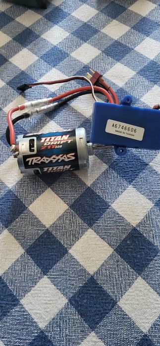 Esc + motor brushed automodel traxxas
