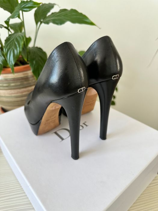 Черные туфли  Диор оригинал