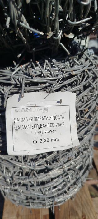 Sârmă ghimpată galvanizata