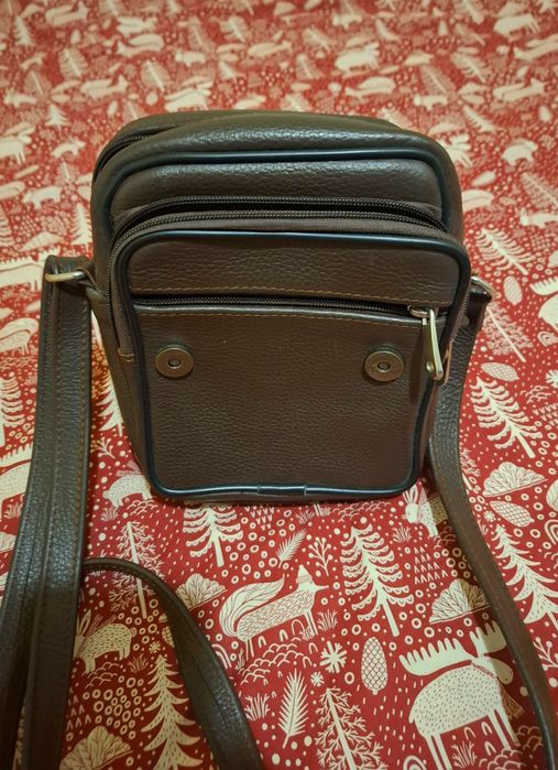 Borseta barbati din piele naturala