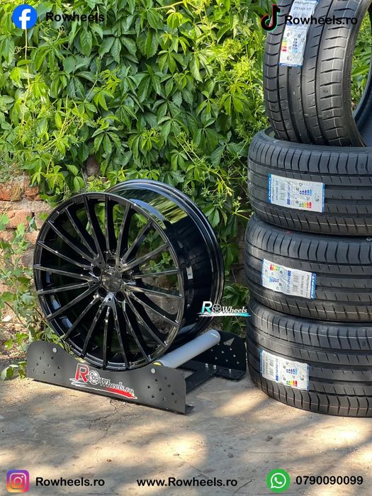 Jante Roti Mercedes 20 R20 Model spitat R20 W222 W221 W212 W204 W205 CLS W212 W222 W213 GLE GLC W223 W214 cu anvelope vara sau iarna inclus 245/275 sau alte dimensiuni recomandate de producator