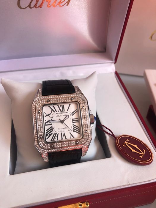 Ceas Cartier Santos 100 Diamond nou sigilat