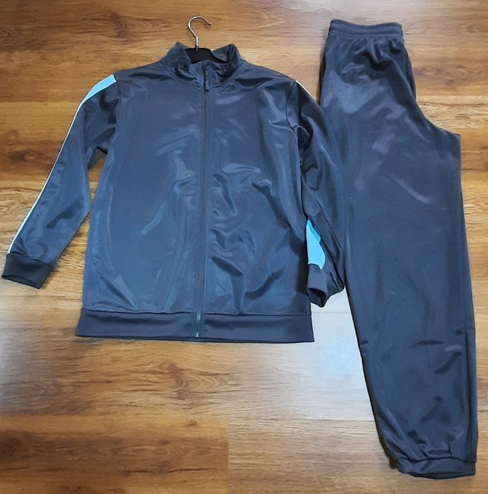 Set trening baieti gri petrol.