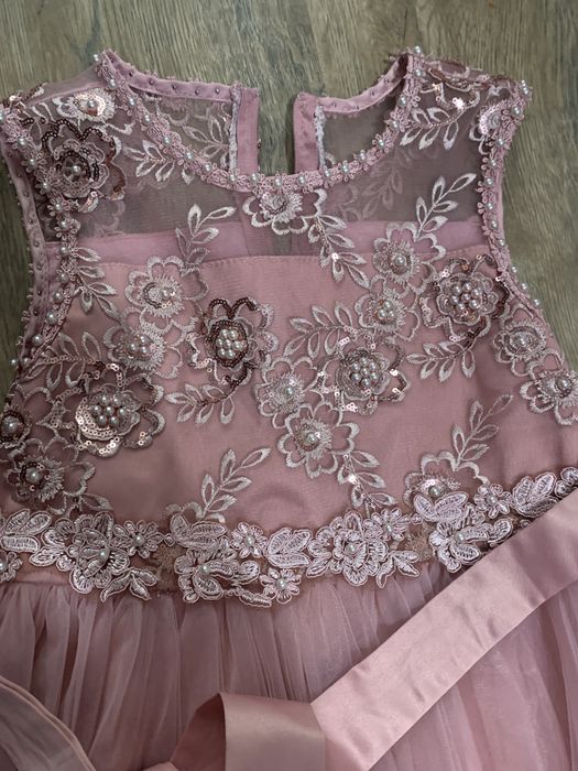 Reserved premium  детска луксозна рокля 3-4г.