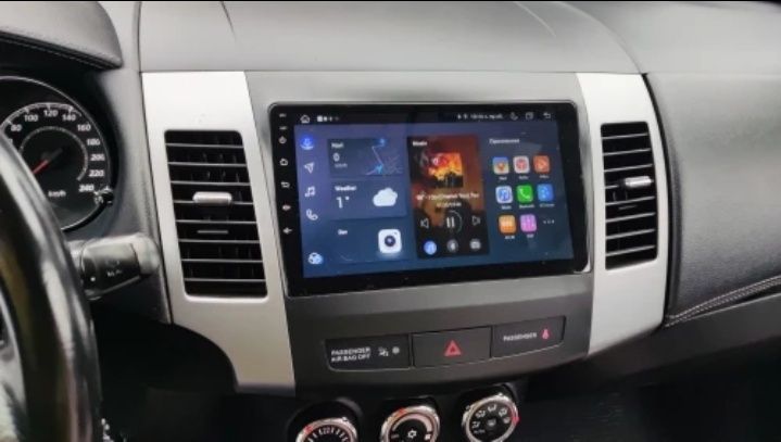 Mitsubishi Outlander Citroen C-crosser Peugeot 4007 мултимедия GPS
