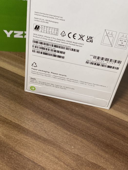 iPhone 17 Pro • 256 GB • Deep