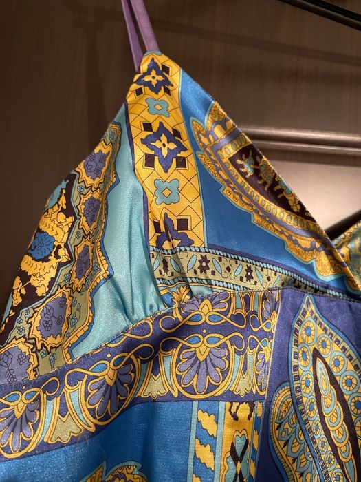 луксозна сатенена рокличка топ хит зa денем, вечер и плажни партита3в1