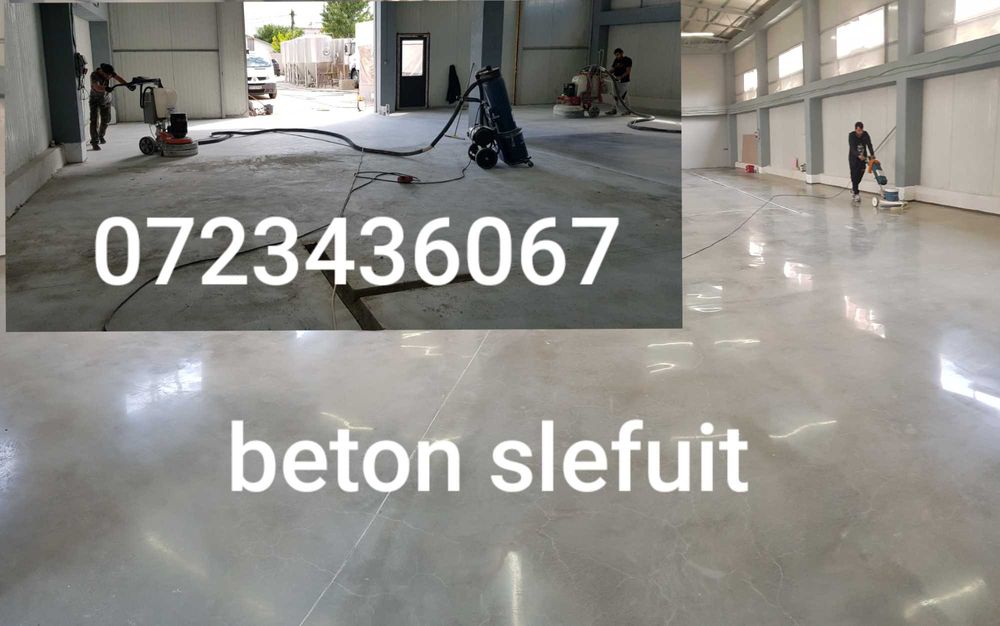 Șlefuire beton întărit