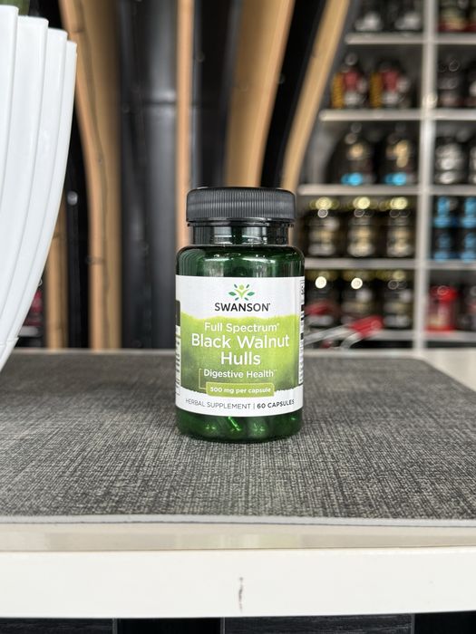 Swanson Black Walnut Hulls 60 capsules для здоровую микрофлору