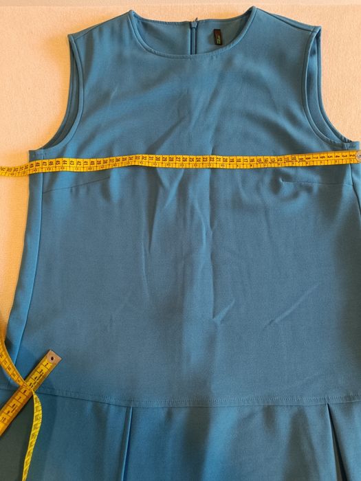 Rochie Stile Benetton- albastru azur