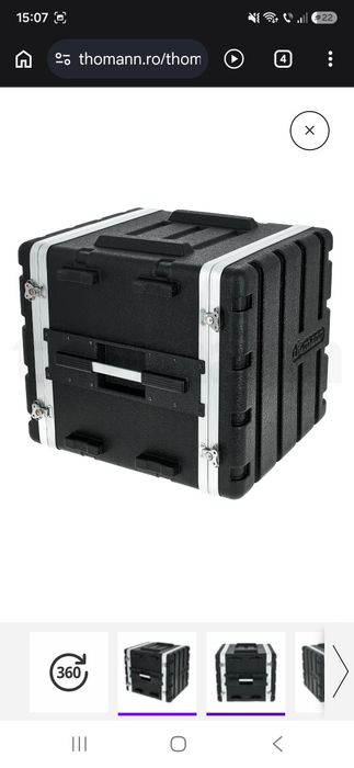 Rack case 10U ,ca si nou