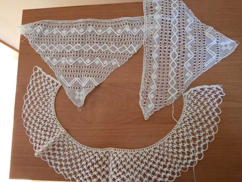 Нови битови покривки, възглавница, кърпички, карета, везани салфетки