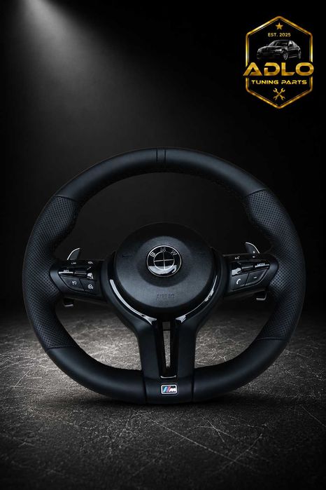 Volan Sport M BMW F10 F20 F30 F01  Seria 1 2 3 4 5 6 7 X1 X2 X3 X4 X5 X6 cu Padele