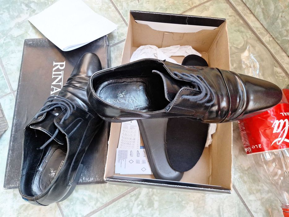 Pantofi Piele Veritabila Rinascenti 43
