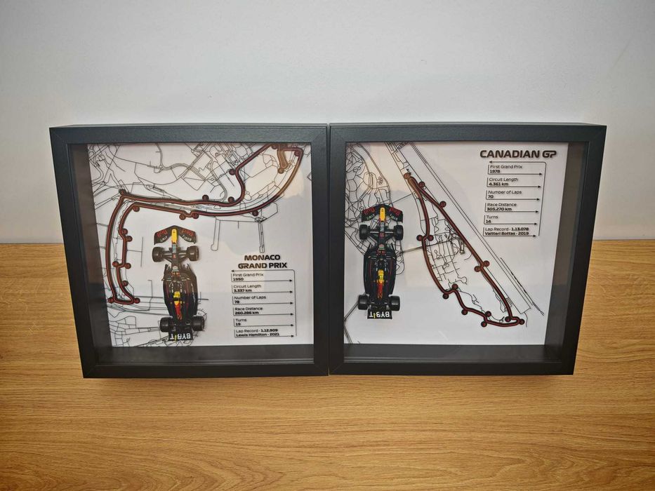 Tablou Circuit 3D Formula 1 Mclaren, Mercedes, Ferrari, Red Bull