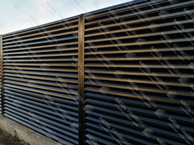 Забор жалюзи еврожалюзи