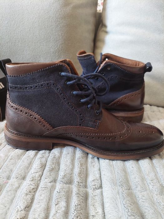 Ботинки мужские  зимние  BATA  кожа