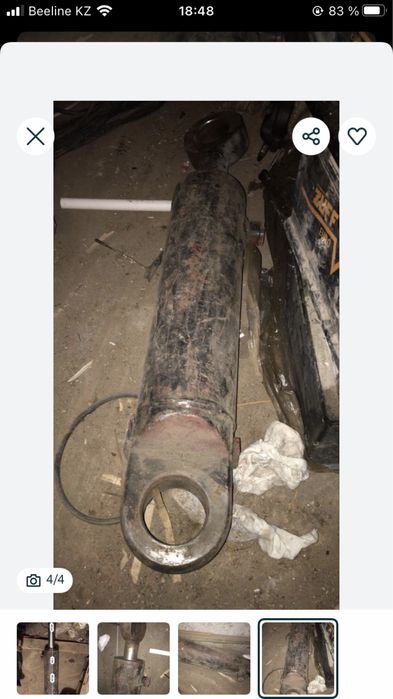 Гидроцилиндр от спец техники