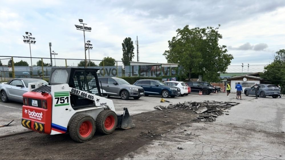 Мини челен товарач, Бобкат, Bobcat, Виброплоча / Самосвал/ Под Наем!