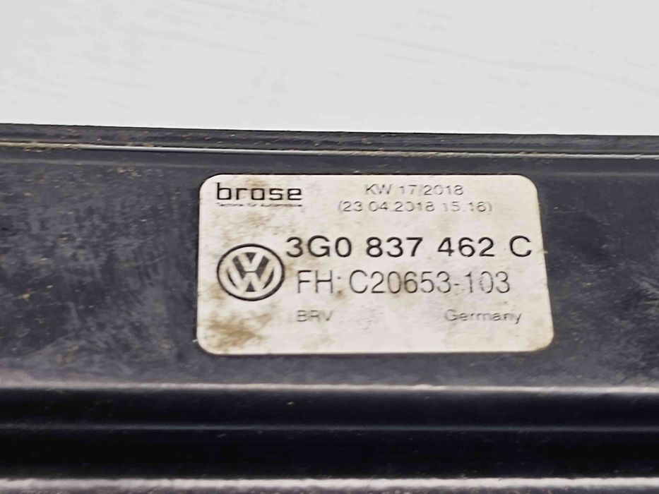 Macara electrica geam dreapta fata Volkswagen Passat B8 (3G2) [Fabr 20