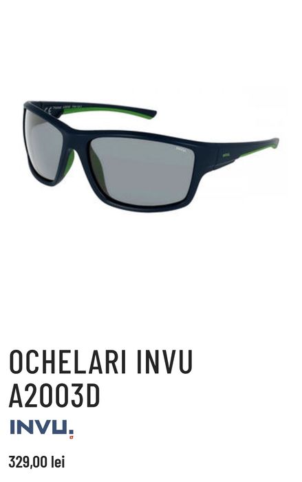 INVU ochelari de soare bărbați ULTRA POLARIZAȚI lavetă + toc SWISS EYEWEAR | produs NOU cu etichetă | transport GRATUIT‼️FAN Courier
