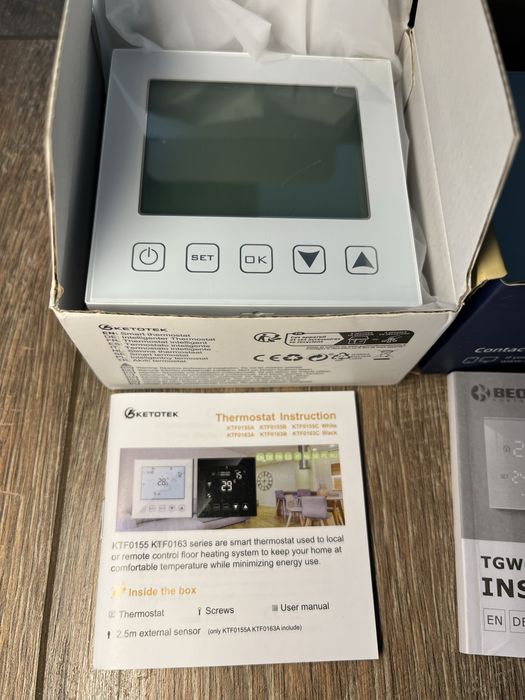Termostat smart wifi incalzire pardoseala centrala gaz