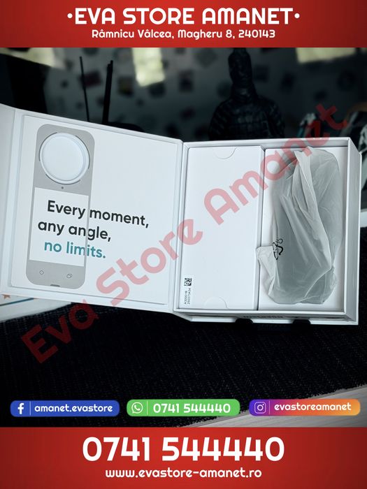 Insta360 X5 8K 360 Action Cam Dual 1/1.28” sensors Stabilizare FlowState Rezistență la apă