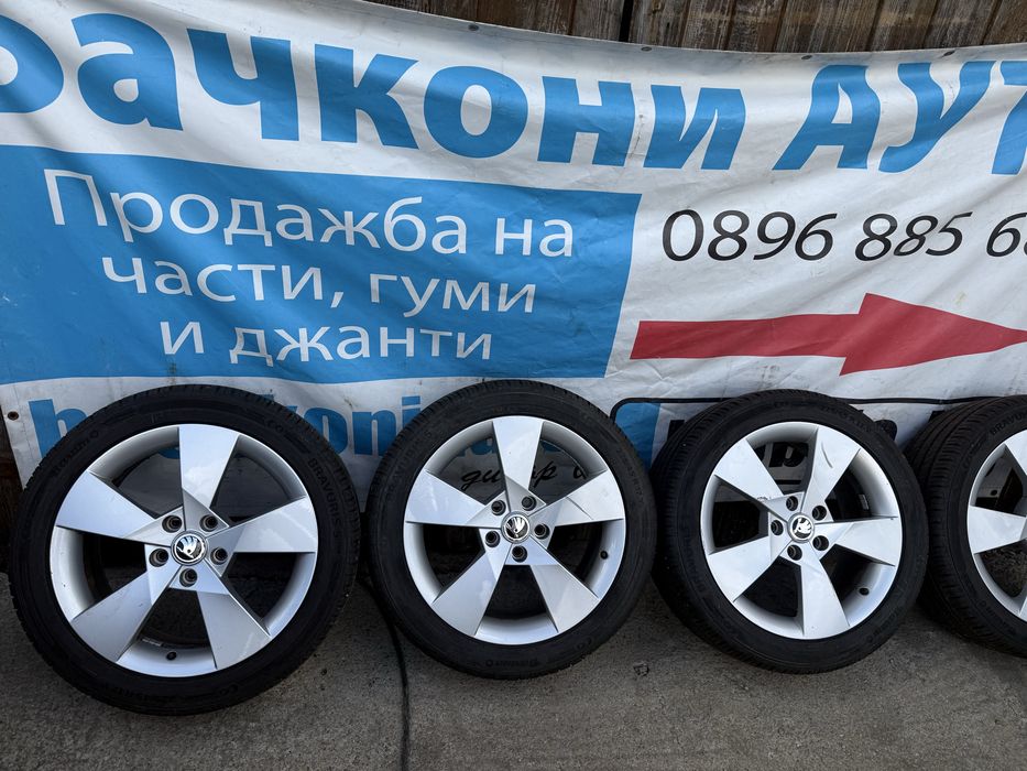 17 5х112 джанти с гуми