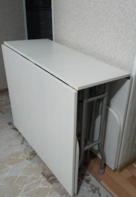 Стол раскладной белый
